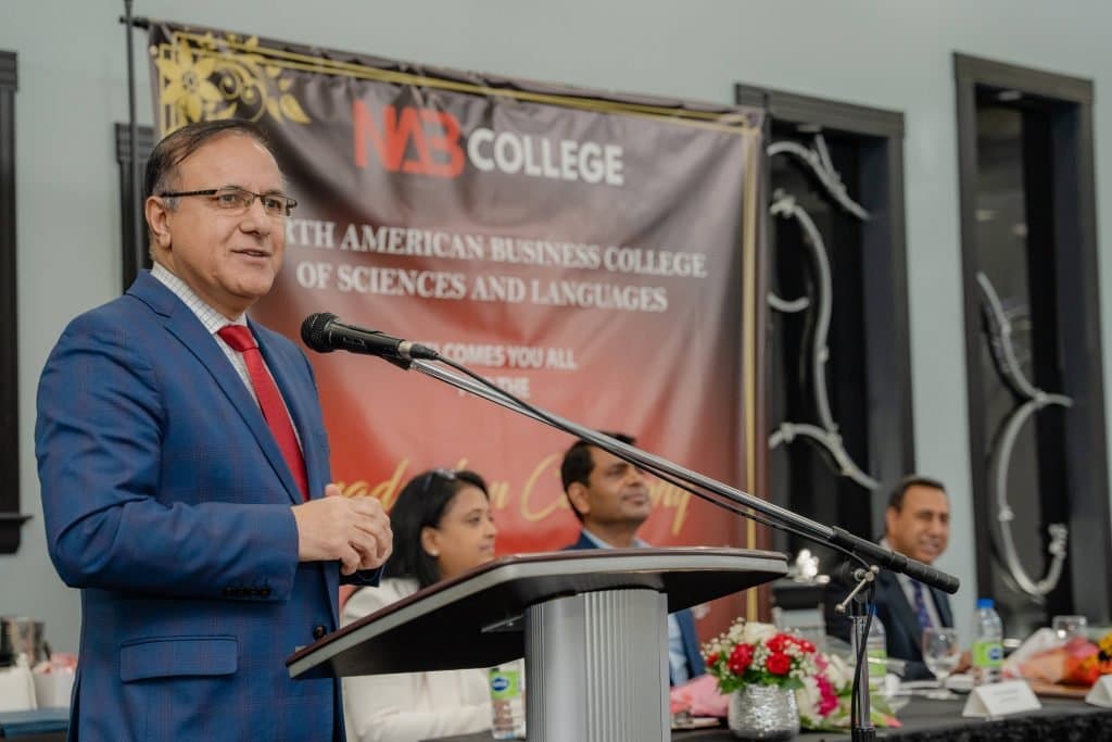 Director Addressing Students